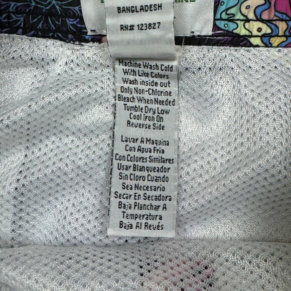 Kronic Prints Drill Clothing Mens Psychedelic Mushroom Board Shorts Size S NWT - Picture 15 of 15